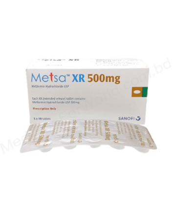 METFORMIN HYDROCHLORIDE (Metsa XR 1000mg / 500mg / 750mg) Rx