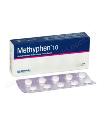 Methylphenidate Hydrochloride (Methyphen 10mg) Rx