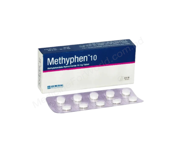 Methylphenidate Hydrochloride (Methyphen 10mg) Rx