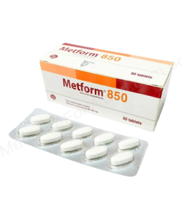 METFORMIN HYDROCHLORIDE (Metform 850mg / 500mg) Rx