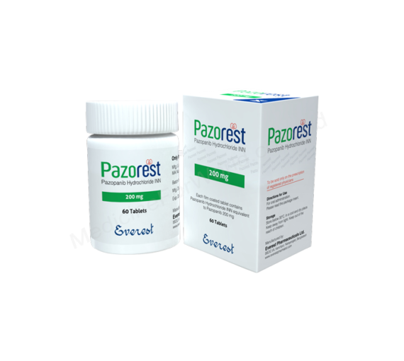 Pazopanib (Pazorest 200mg) Rx