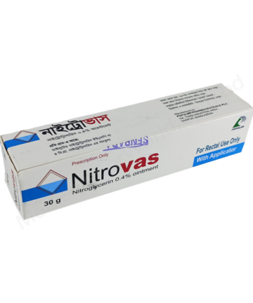 Nitroglycerin (Nitrovas 30gm/ 0.4%) Rx