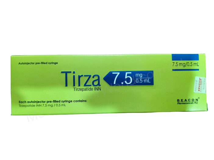 Tirzepatide (Tirza 2.5mg/ 0.5ml / 5mg/ 0.5ml / 7.5mg/ 0.5ml) Rx