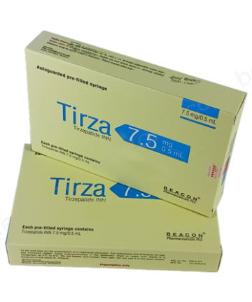 Tirzepatide (Tirza 2.5mg/ 0.5ml / 5mg/ 0.5ml / 7.5mg/ 0.5ml) Rx