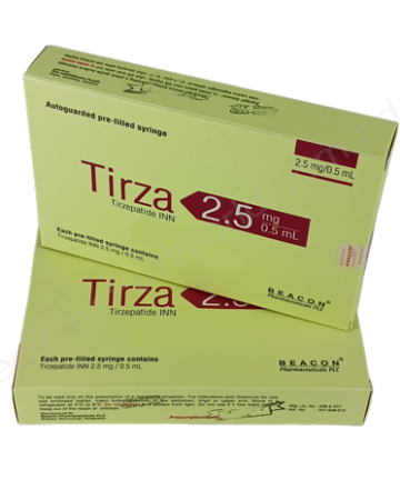 Tirzepatide (Tirza 2.5mg/ 0.5ml / 5mg/ 0.5ml / 7.5mg/ 0.5ml) Rx