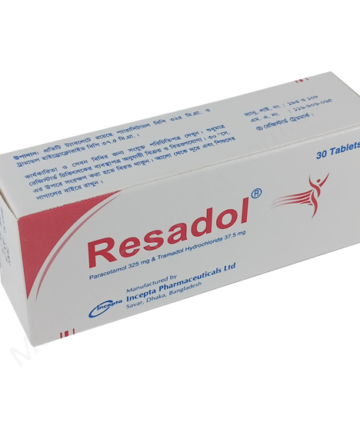 Paracetamol & Tramadol Hydrochloride (Resadol 325mg&37.5mg) Rx
