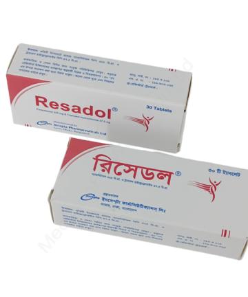 Paracetamol & Tramadol Hydrochloride (Resadol 325mg&37.5mg) Rx