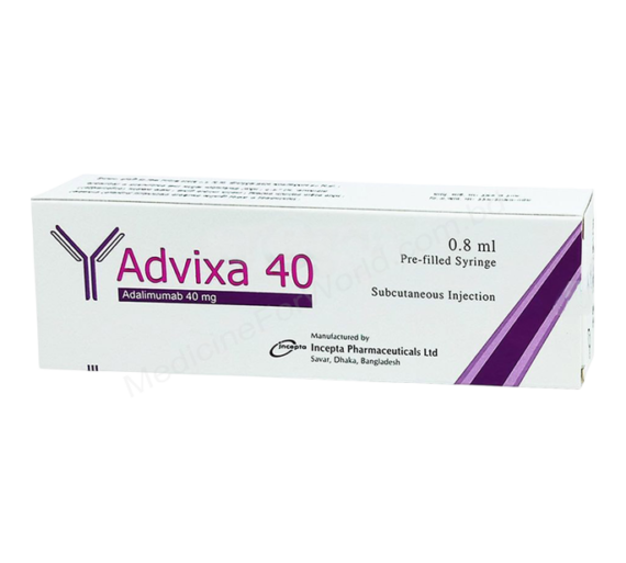 Adalimumab (Advixa 40mg/ 0.8ml) Rx