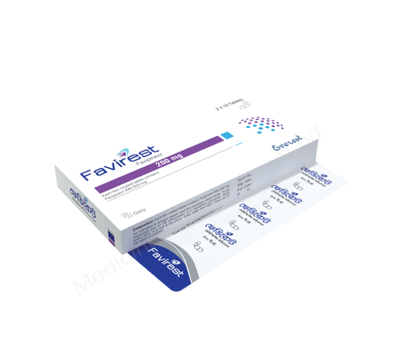 Favipiravir (Favirest 200mg) Rx