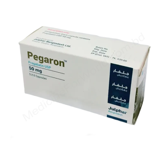 Pregabalin (Pegaron 50mg) Rx