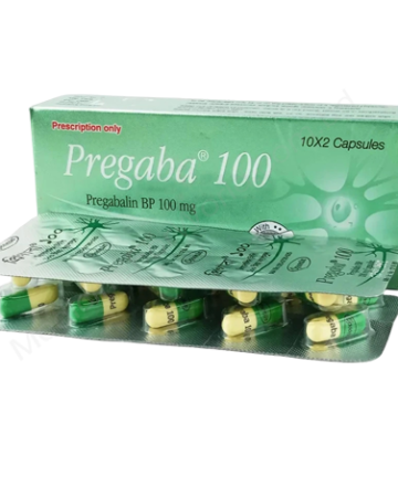 Pregabalin (Pregaba 100mg / 150mg / 25mg / 50mg / 75mg) Rx
