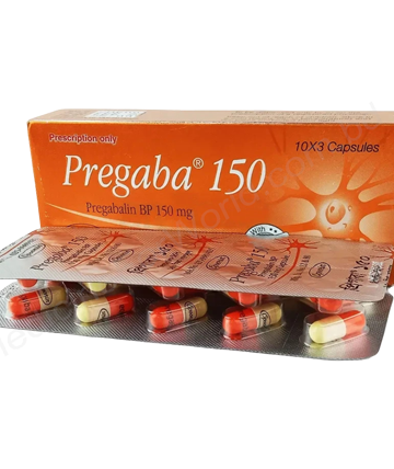 Pregabalin (Pregaba 100mg / 150mg / 25mg / 50mg / 75mg) Rx