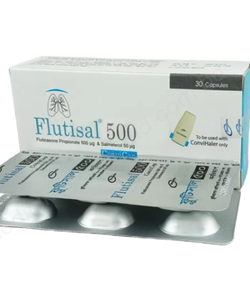 Salmeterol + Fluticasone Propionate (Flutisal 50 mcg+100 mcg / 50 mcg+250 mcg / 50 mcg+500 mcg) Rx
