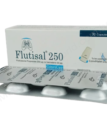 Salmeterol + Fluticasone Propionate (Flutisal 50 mcg+100 mcg / 50 mcg+250 mcg / 50 mcg+500 mcg) Rx