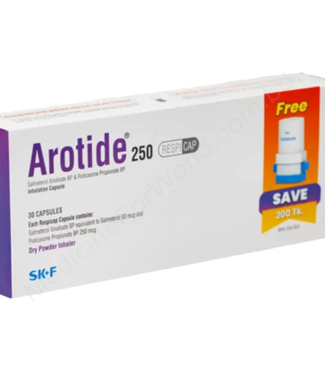 Salmeterol + Fluticasone Propionate (Arotide 50 mcg+250 mcg) Rx
