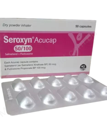 Salmeterol + Fluticasone Propionate (Seroxyn 50 mcg+100 mcg / 50 mcg+250 mcg / 50 mcg+500 mcg) Rx
