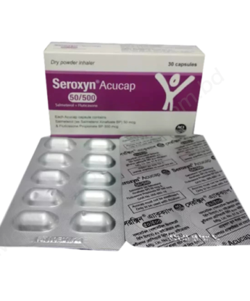 Salmeterol + Fluticasone Propionate (Seroxyn 50 mcg+100 mcg / 50 mcg+250 mcg / 50 mcg+500 mcg) Rx