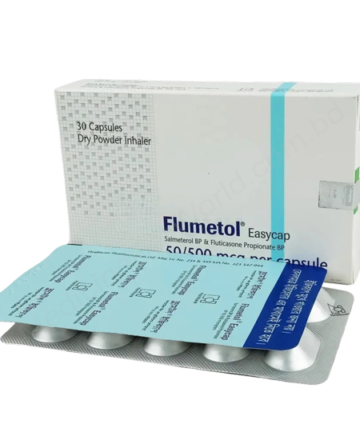 Salmeterol + Fluticasone Propionate (Flumetol 50 mcg+250 mcg / 50 mcg+500 mcg) Rx