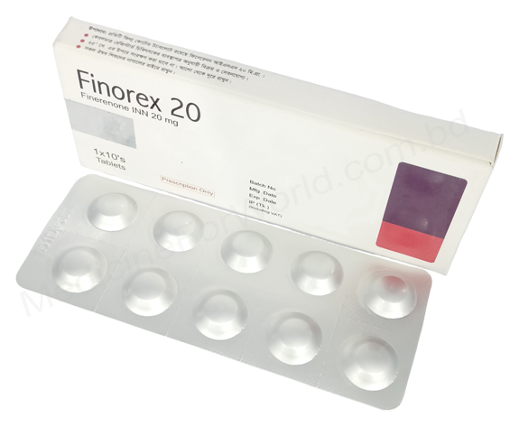 Finerenone (Finorex 10mg / 20mg) Rx Finerenone (Finorex 10mg / 20mg) Rx