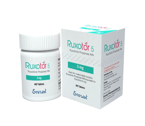 Ruxolitinib (Ruxotor 10mg / 5mg) Rx Ruxolitinib (Ruxotor 10mg / 5mg) Rx