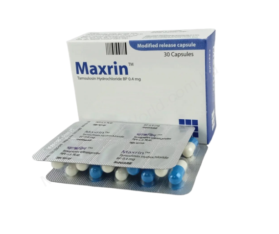 Tamsulosin Hydrochloride (Maxrin 0.4mg) Rx Tamsulosin Hydrochloride (Maxrin 0.4mg) Rx