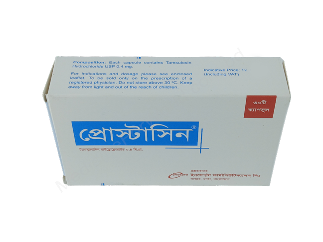 Tamsulosin Hydrochloride (Prostacin 0.4mg) Rx Tamsulosin Hydrochloride (Prostacin 0.4mg) Rx