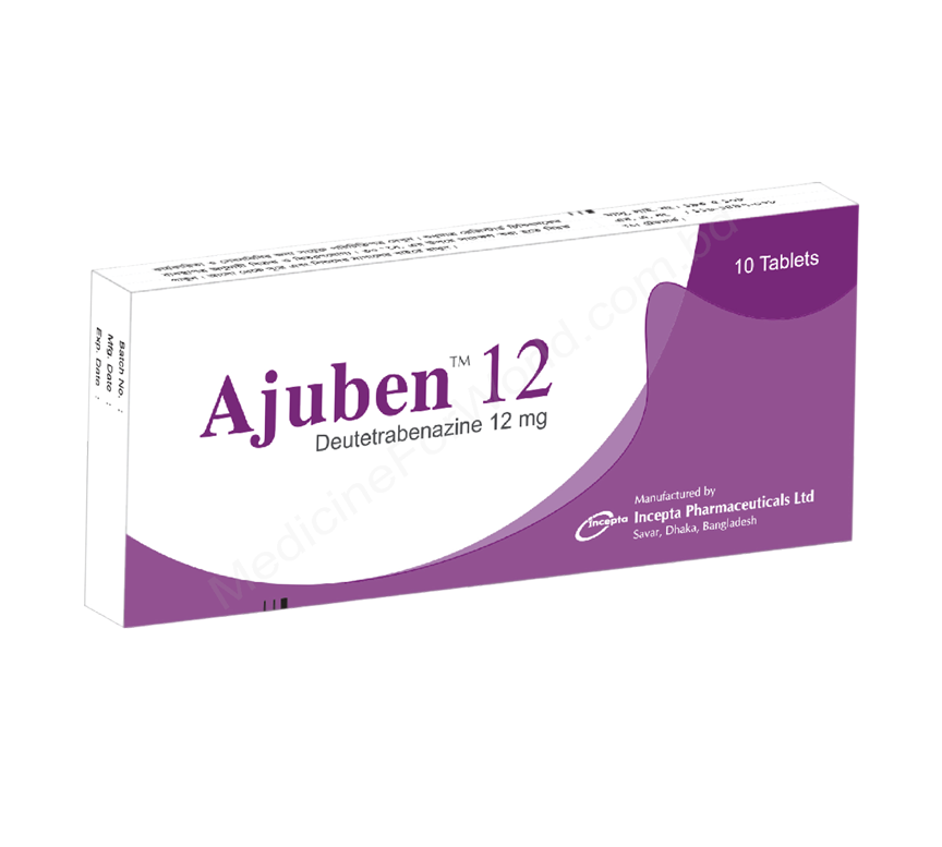 Deutetrabenazine (Ajuben 12mg / 6mg) Rx Deutetrabenazine (Ajuben 12mg / 6mg) Rx