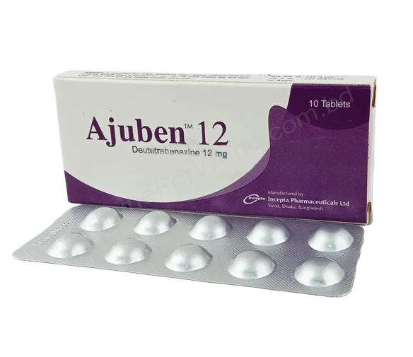 Deutetrabenazine (Ajuben 12mg / 6mg) Rx Deutetrabenazine (Ajuben 12mg / 6mg) Rx