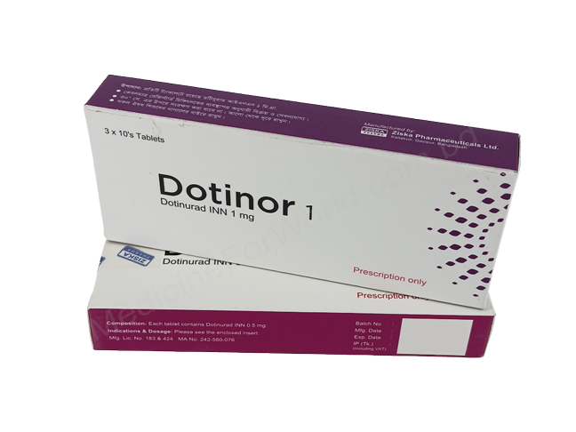 Dotinurad (Dotinor 0.5mg / 1mg) Rx Dotinurad (Dotinor 0.5mg / 1mg) Rx