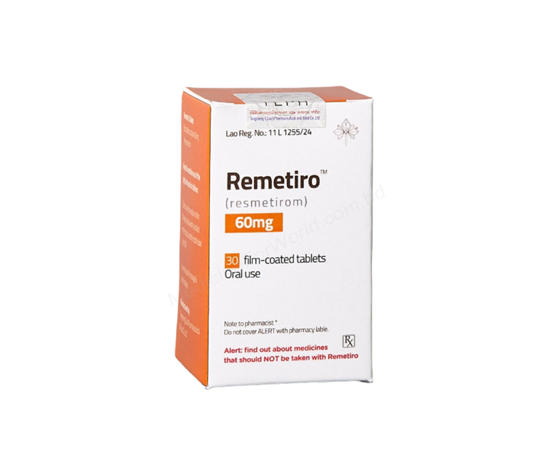 Resmetirom (Remetiro 100mg / 60mg / 80mg) Rx Resmetirom (Remetiro 100mg / 60mg / 80mg) Rx