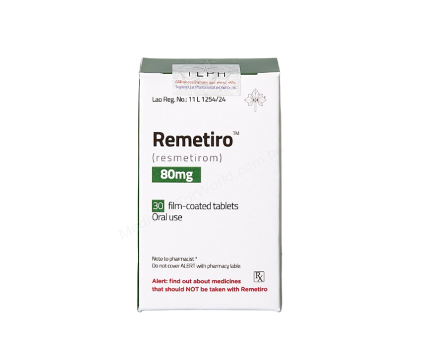 Resmetirom (Remetiro 100mg / 60mg / 80mg) Rx Resmetirom (Remetiro 100mg / 60mg / 80mg) Rx