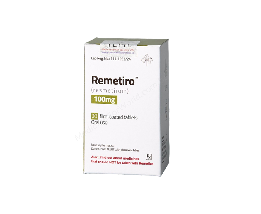 Resmetirom (Remetiro 100mg / 60mg / 80mg) Rx Resmetirom (Remetiro 100mg / 60mg / 80mg) Rx