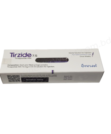 Tirzepatide (Tirzide 10mg/ 0.5ml / 2.5mg/ 0.5ml / 5mg/ 0.5ml / 7.5mg/ 0.5ml) Rx