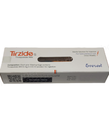 Tirzepatide (Tirzide 10mg/ 0.5ml / 2.5mg/ 0.5ml / 5mg/ 0.5ml / 7.5mg/ 0.5ml) Rx