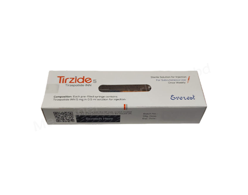 Tirzepatide (Tirzide 10mg/ 0.5ml / 2.5mg/ 0.5ml / 5mg/ 0.5ml / 7.5mg/ 0.5ml) Rx Tirzepatide (Tirzide 10mg/ 0.5ml / 2.5mg/ 0.5ml / 5mg/ 0.5ml / 7.5mg/ 0.5ml) Rx