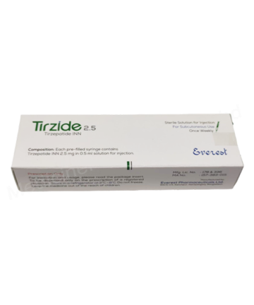Tirzepatide (Tirzide 10mg/ 0.5ml / 2.5mg/ 0.5ml / 5mg/ 0.5ml / 7.5mg/ 0.5ml) Rx