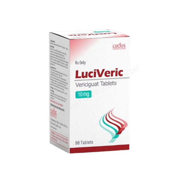 Vericiguat (LuciVeric 10mg) Rx Vericiguat (LuciVeric 10mg) Rx
