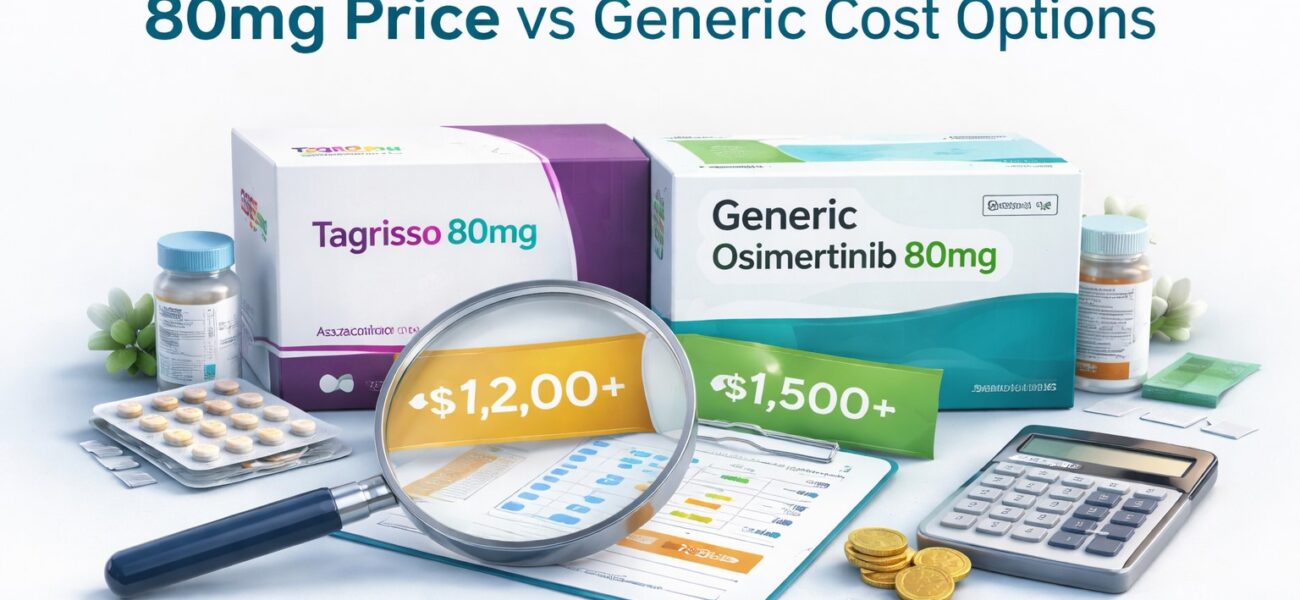 Price comparison of Tagrisso and generic