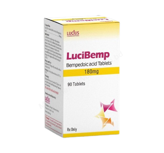 Bempedoic acid (LuciBemp 180mg) Rx Bempedoic acid (LuciBemp 180mg) Rx