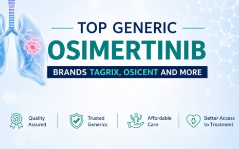 Medical lung illustration with generics branding