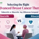 Breast cancer therapy comparison infographic