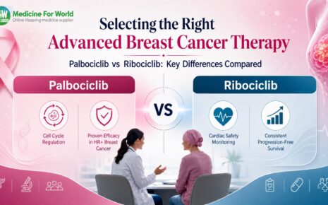 Breast cancer therapy comparison infographic
