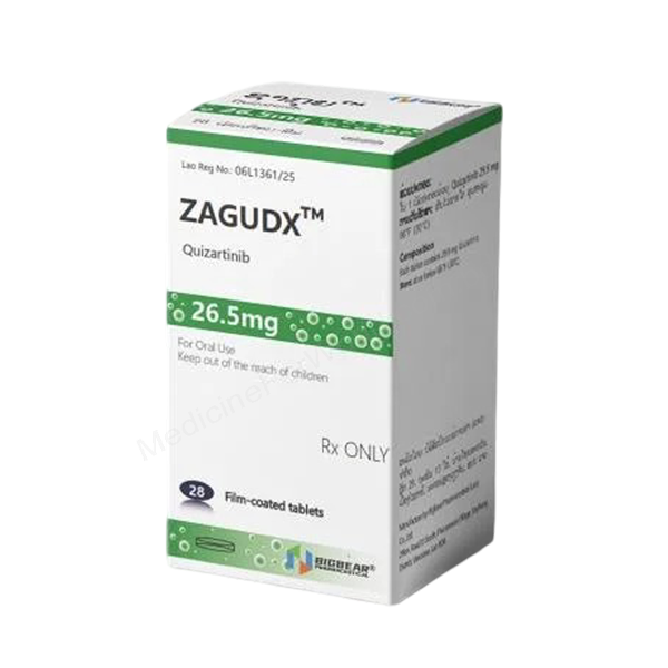 Quizartinib (ZAGUDX 17.7mg / 26.5mg) Rx