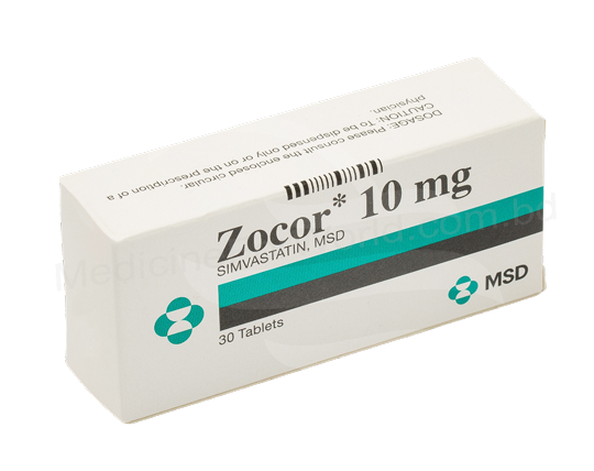 SIMVASTATIN (ZOCOR 10mg / 20mg) Rx