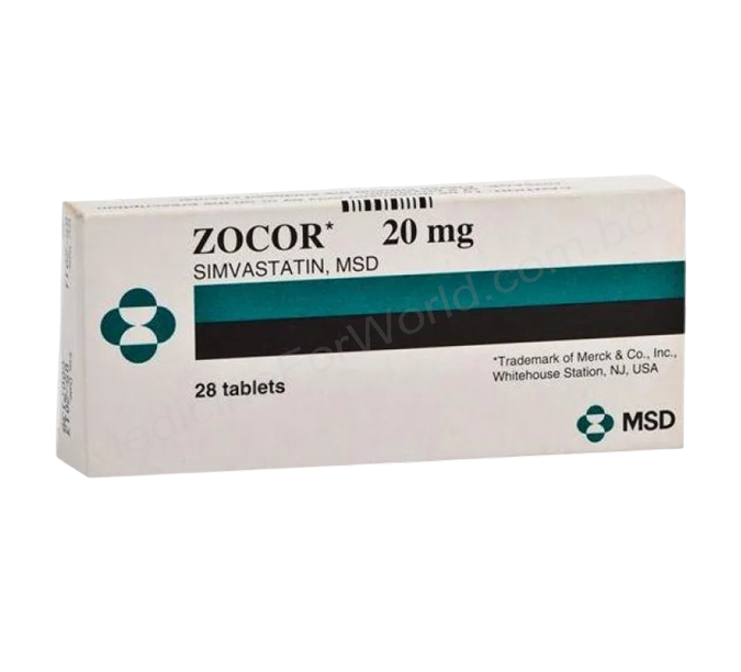 SIMVASTATIN (ZOCOR 10mg / 20mg) Rx