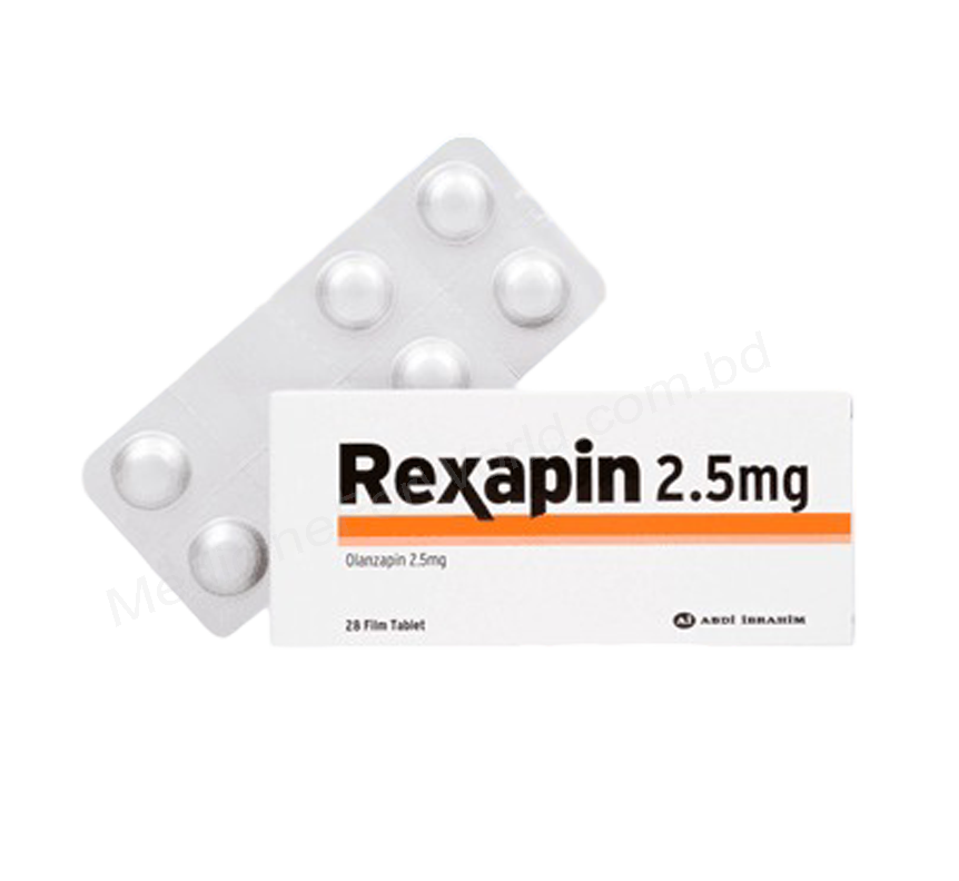 OLANZAPINE (REXAPIN EASYTAB 10mg / 2.5mg / 20mg) Rx
