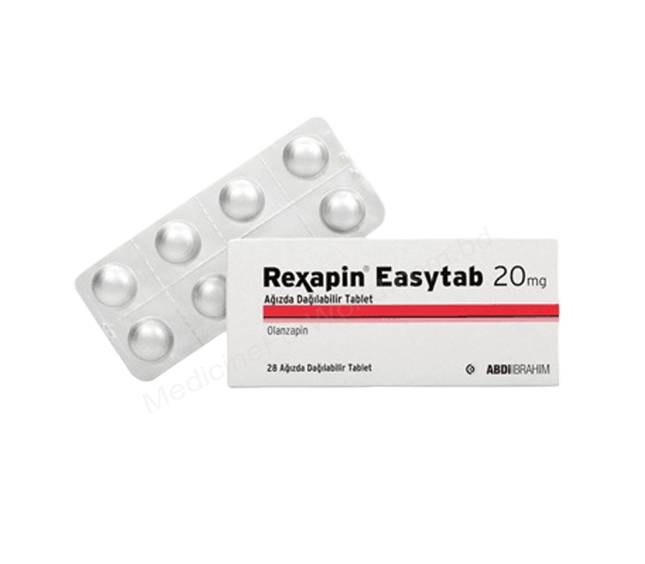 OLANZAPINE (REXAPIN EASYTAB 10mg / 2.5mg / 20mg) Rx