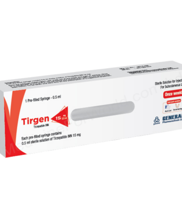 Tirzepatide (Tirgen 10mg/ 0.5ml / 12.5mg/ 0.5ml / 15mg/ 0.5ml / 2.5mg/ 0.5ml / 5mg/ 0.5ml / 7.5mg/ 0.5ml) Rx
