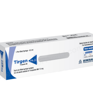 Tirzepatide (Tirgen 10mg/ 0.5ml / 12.5mg/ 0.5ml / 15mg/ 0.5ml / 2.5mg/ 0.5ml / 5mg/ 0.5ml / 7.5mg/ 0.5ml) Rx