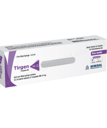 Tirzepatide (Tirgen 10mg/ 0.5ml / 12.5mg/ 0.5ml / 15mg/ 0.5ml / 2.5mg/ 0.5ml / 5mg/ 0.5ml / 7.5mg/ 0.5ml) Rx